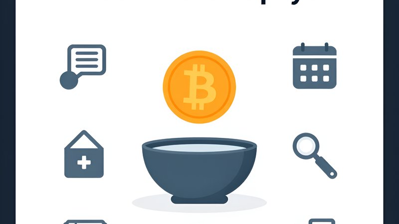 Схематичное изображение процесса настройки криптокошелька для получения выплат из биткоин кранов от Бакс Серро